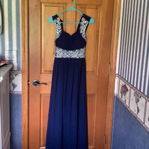 Navy Blue prom dress!